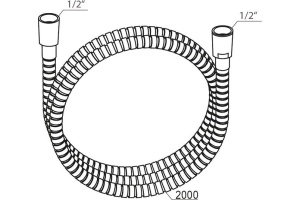 Душевой шланг Ravak  (X07P341) - 2