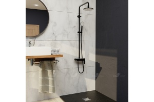 Душевой комплект RGW Shower Panels SP-33B черный матовый - 2