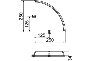 Полка Veragio Gifortes VR.GFT-9031.CR хром - 2