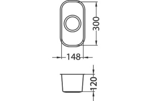 Дополнительная мойка Alveus Variant 110 - 3
