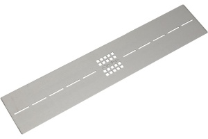 Накладка для сифона Allen Brau Infinity для поддона 140х90 серебро матовый - 2