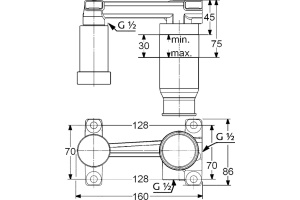 Скрытая часть Kludi Bozz 38242 - 2