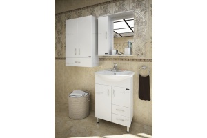 Шкаф СанТа ПШ 60х90 2 двери, 1 ящик - 2