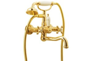 Смеситель Boheme Tradizionale Oro 293 для ванны с душем