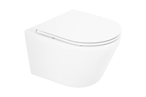 Чаша подвесного унитаза BelBagno Tre белый, с сиденьем микролифт (BB8001CHR/SC)