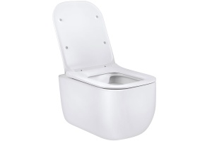 Подвесной унитаз Vincea Form белый с сиденьем микролифт - 3