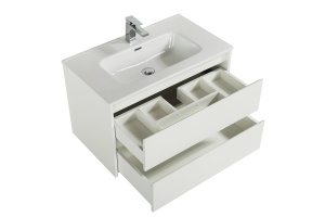 Тумба с раковиной BelBagno Kraft 80 белый матовый - 3