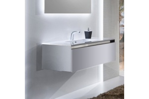 Комплект мебели Sanvit Кубэ-1 75 белый глянец - 2