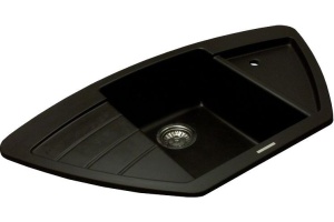 Мойка кухонная Lava A2 чёрный металлик - 2