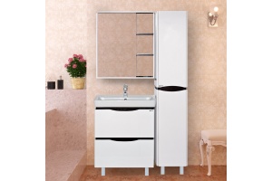 Тумба с раковиной Misty Венера 60 комбинированная - 2