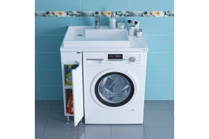 Тумба с раковиной напольная Санта Лондон 19 белый - 2