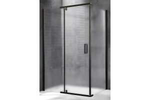 Душевой уголок Royal Bath HPVD 100х80 профиль черный стекло матовое