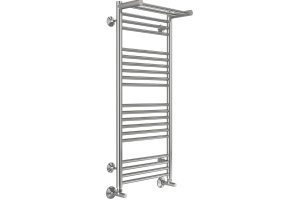 Водяной полотенцесушитель Terminus Аврора П20 400х1000 с полкой Хром - 2