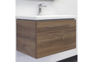 Тумба с раковиной Comforty Томари 70 дуб темно-коричневый