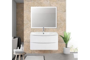 Комплект мебели BelBagno Acqua 90 белый