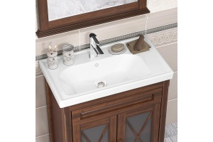 Тумба с раковиной Opadiris Палермо 70 светлое дерево - 2