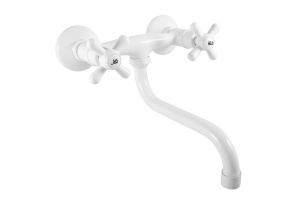 Смеситель для кухни Rav Slezak Morava retro белый