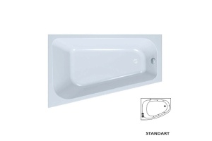 Акриловая ванна Kolpa San Beatrice 170х110 правая белая