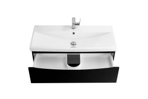 Тумба с раковиной Belbagno Marino-Cer 80 черный - 3