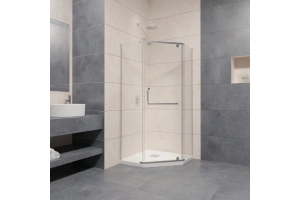 Душевой уголок RGW Passage PA-081 90х90 профиль хром стекло прозрачное - 2