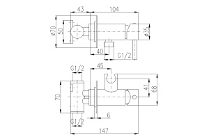 Rav slezak Seina гигиенический душ SE843/1BC - 2