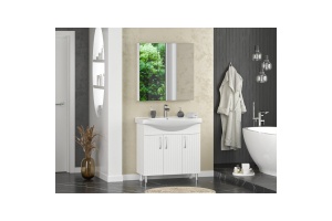 Мебельная раковина Misty Изео 85 белая - 2