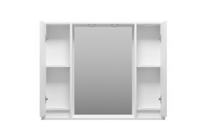 Зеркало-шкаф Brevita Balaton 100 белый (BAL-04100-01-011) - 3