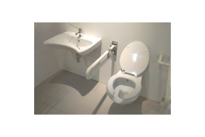 Поручень Creavit откидной, белый TB302 - 2