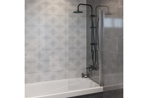 Шторка на ванну DIWO Коломна 4GW006 распашная, 70x150