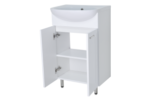 Тумба с раковиной Misty Лондон 50 белая глянцевая - 3