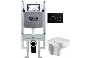 Комплект Weltwasser AMBERG 497 ST + KEHLBACH 004 GL-WT + AMBERG RD-BL (10000006715)