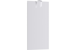 Зеркало Aqwella Leon MP 40 белое, со светильником