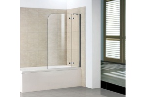 Шторка на ванну Weltwasser WW100 100D2-70Х140 хром (10000000934) - 2