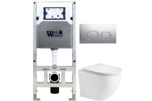 Комплект Weltwasser AMBERG 506 ST + MERZBACH 004 GL-WT + AMBERG RD-CR (10000006896)