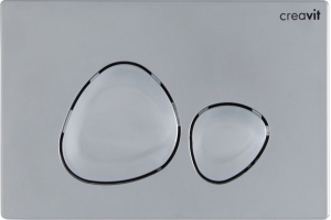 Кнопка смыва Creavit Spa GP7003 хром матовый
