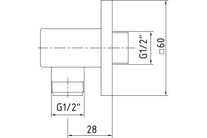 Шланговое подключение E.C.A. 102126388EX - 2