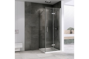 Душевой уголок Abber Zart 70x70 профиль хром стекло прозрачное - 2