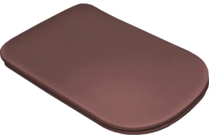 Крышка-сиденье Kerasan Tribeca бургундский матовый/хром, с микролифтом (519175)