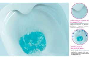 Унитаз-компакт Cersanit Carina new clean on slim lift - 3