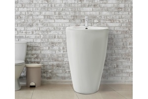 Раковина напольная Weltwasser WW LEERBACH 3838 GL-WT 38 белый (10000005489) - 2