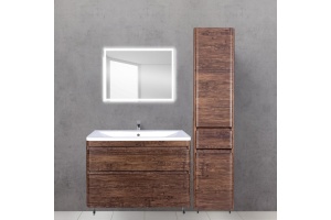 Тумба с раковиной Style Line Атлантика 100 Люкс Plus, напольная, старое дерево - 2