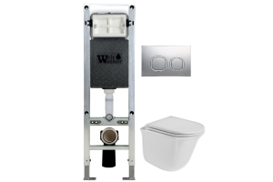 Комплект Weltwasser AMBERG 350 ST + TELBACH 004 GL-WT + AMBERG RD-MT CR (10000006589)