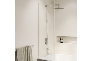 Шторка на ванну RGW Screens SC-056-8 30x150 профиль хром стекло прозрачное