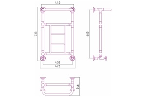 Полотенцесушитель водяной ДР 