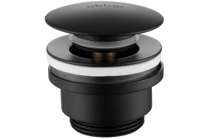 Донный клапан Abber черный матовый