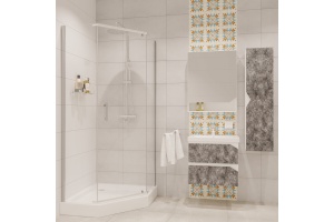 Душевой уголок Niagara Nova NG-6605-08 90x90, пятиугольный - 2