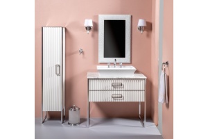 Зеркало Armadi Art NeoArt Aura 60 белое с подсветкой - 2