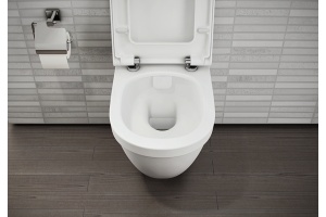 Подвесной унитаз VitrA S50 белый с крышкой - 2