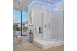 Душевой уголок Veconi Rovigo 100х100, хром (RV36-100-01-C5)