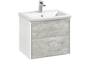 Мебель для ванной Roca Ronda 60 белая, бетон - 2